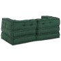 Poufs Modulares 2 pcs Tela Verde de , Cojines para sillas y sofás - Ref: Foro24-3315076, Precio: 289,87 €, Descuento: %