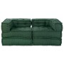 Poufs Modulares 2 pcs Tela Verde de , Cojines para sillas y sofás - Ref: Foro24-3315076, Precio: 289,87 €, Descuento: %
