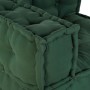 Poufs Modulares 2 pcs Tela Verde de , Cojines para sillas y sofás - Ref: Foro24-3315076, Precio: 289,87 €, Descuento: %