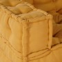 Pouffes modulares 2 pcs Amarillo Tela de , Cojines para sillas y sofás - Ref: Foro24-3315081, Precio: 285,69 €, Descuento: %