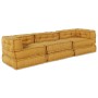 Pufs Modulares 3 pcs de Tela Amarilla de , Cojines para sillas y sofás - Ref: Foro24-3315082, Precio: 411,75 €, Descuento: %