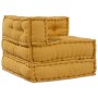 Poufs Modulares 4 pcs Tela Amarilla de , Cojines para sillas y sofás - Ref: Foro24-3315083, Precio: 522,53 €, Descuento: %