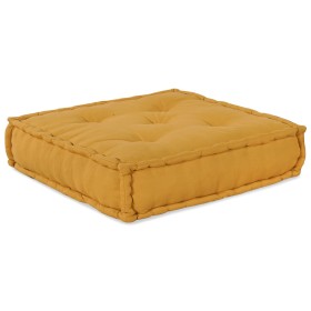 Poufs Modulares 4 pcs Amarillo Tela de , Cojines para sillas y sofás - Ref: Foro24-3315084, Precio: 497,38 €, Descuento: %