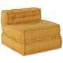 Poufs Modulares 4 pcs Tela Amarilla de , Cojines para sillas y sofás - Ref: Foro24-3315083, Precio: 522,53 €, Descuento: %