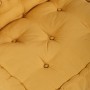 Poufs Modulares 4 pcs Amarillo Tela de , Cojines para sillas y sofás - Ref: Foro24-3315084, Precio: 497,38 €, Descuento: %
