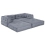 Pouffes Modulares 2 pcs Tela Gris de , Cojines para sillas y sofás - Ref: Foro24-3315091, Precio: 276,94 €, Descuento: %
