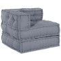 Pouffes Modulares 2 pcs Tela Gris de , Cojines para sillas y sofás - Ref: Foro24-3315091, Precio: 276,94 €, Descuento: %