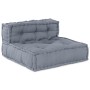 Sofá Modular Transformable de 4 Plazas en Tela Gris de , Cojines para sillas y sofás - Ref: Foro24-3315093, Precio: 518,98 €,...