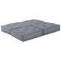 Pouffe Modular Sofá de 2 Plazas Convertible en Tela Gris de , Cojines para sillas y sofás - Ref: Foro24-3315095, Precio: 227,...