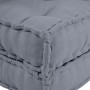 Pouffe Modular Sofá de 2 Plazas Convertible en Tela Gris de , Cojines para sillas y sofás - Ref: Foro24-3315095, Precio: 227,...