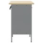 Gabinete de trabajo 2 pcs Negro y Gris de Madera Ingenierada y Acero de , Mesas de trabajo - Ref: Foro24-3321360, Precio: 262...