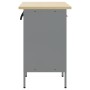 Gabinete de Trabajo 2 Piezas Rojo y Gris de Madera y Acero de , Mesas de trabajo - Ref: Foro24-3321361, Precio: 242,56 €, Des...