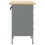 Gabinete de trabajo 2 pcs Rojo y Gris Madera Elaborada y Acero de , Mesas de trabajo - Ref: Foro24-3321363, Precio: 285,04 €,...