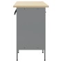 Gabinete de Trabajo 3 piezas Rojo y Gris de Madera y Acero de , Mesas de trabajo - Ref: Foro24-3321367, Precio: 362,27 €, Des...
