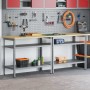 Conjunto de Banco de Trabajo de 2 Piezas , Acero Gris de , Mesas de trabajo - Ref: Foro24-3321390, Precio: 203,10 €, Descuent...