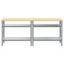 Conjunto de Banco de Trabajo de 2 Piezas , Acero Gris de , Mesas de trabajo - Ref: Foro24-3321390, Precio: 203,10 €, Descuent...