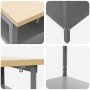 Conjunto de Banco de Trabajo de 2 Piezas , Acero Gris de , Mesas de trabajo - Ref: Foro24-3321390, Precio: 203,10 €, Descuent...