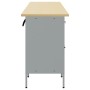 Set de mueble de trabajo y mesa de esquina de 5 piezas negra de madera de , Mesas de trabajo - Ref: Foro24-3321394, Precio: 6...