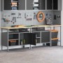 Conjunto de Banco de Trabajo de 3 Piezas en Acero Rojo de , Mesas de trabajo - Ref: Foro24-3321396, Precio: 406,97 €, Descuen...