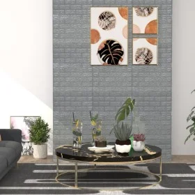 Self-adhesive wallpaper 3D bricks 10 units anthracite by vidaXL, Painted paper - Ref: Foro24-150721, Price: 44,08 €, Discount: %