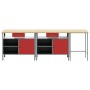 Set de Banco de Trabajo de 3 Piezas Acero Negro de , Mesas de trabajo - Ref: Foro24-3321397, Precio: 423,06 €, Descuento: %