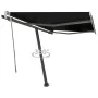 Toldo de pie retráctil manual gris antracita 350x250 cm de vidaXL, Toldos - Ref: Foro24-3069719, Precio: 355,93 €, Descuento: %