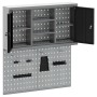 Set de Gabinete y Tablero de Herramientas de 3 Piezas Montado en la Pared Metal Negro de , Organización y almacenamiento de h...