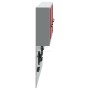 Conjunto de 4 Piezas de Gabinete y Panel Perforado Wall Mounted Rojo Metal de , Organización y almacenamiento de herramientas...