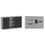 Set de Gabinetes de Trabajo Set de 5 Negro Acero Estándar de , Mesas de trabajo - Ref: Foro24-3321418, Precio: 379,31 €, Desc...