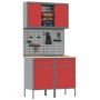 Juego de Banco de Trabajo de 6 Piezas de Acero Rojo de , Mesas de trabajo - Ref: Foro24-3321419, Precio: 371,85 €, Descuento: %