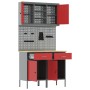 Juego de Banco de Trabajo de 6 Piezas de Acero Rojo de , Mesas de trabajo - Ref: Foro24-3321419, Precio: 371,85 €, Descuento: %