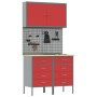 Juego de Banco de Trabajo de 5 Piezas Rojo Acero de , Mesas de trabajo - Ref: Foro24-3321421, Precio: 409,52 €, Descuento: %
