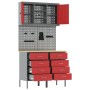 Conjunto de Banco de Trabajo de 5 Piezas Rojo Acero de , Mesas de trabajo - Ref: Foro24-3321423, Precio: 409,06 €, Descuento: %