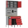 Set de Banco de Trabajo de 5 Piezas Rojo Acero de , Mesas de trabajo - Ref: Foro24-3321427, Precio: 386,04 €, Descuento: %