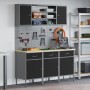 Conjunto de banco de trabajo de 7 piezas de en acero negro de , Mesas de trabajo - Ref: Foro24-3321430, Precio: 547,36 €, Des...