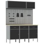 Set de Banco de Trabajo de 8 Piezas - Acero Negro de , Mesas de trabajo - Ref: Foro24-3321432, Precio: 580,49 €, Descuento: %