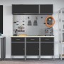 Set de Banco de Trabajo de 8 Piezas - Acero Negro de , Mesas de trabajo - Ref: Foro24-3321432, Precio: 580,49 €, Descuento: %