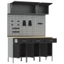 Set de Banco de Trabajo de 8 Piezas - Acero Negro de , Mesas de trabajo - Ref: Foro24-3321432, Precio: 580,49 €, Descuento: %
