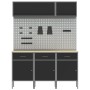 Set de Banco de Trabajo de 8 Piezas - Acero Negro de , Mesas de trabajo - Ref: Foro24-3321432, Precio: 580,49 €, Descuento: %