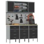 Set de Banco de Trabajo de 7 Piezas Acero Negro de , Mesas de trabajo - Ref: Foro24-3321436, Precio: 609,82 €, Descuento: %