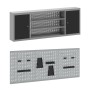 Set de Banco de Trabajo de 7 Piezas Acero Negro de , Mesas de trabajo - Ref: Foro24-3321436, Precio: 609,82 €, Descuento: %
