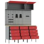 Conjunto de Banco de Trabajo de 8 Piezas Rojo Acero de , Mesas de trabajo - Ref: Foro24-3321439, Precio: 619,45 €, Descuento: %
