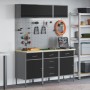 Set de banco de trabajo de 8 piezas Acero Negro de , Mesas de trabajo - Ref: Foro24-3321444, Precio: 601,36 €, Descuento: %