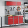 Set de banco de trabajo de 8 piezas Rojo Acero de , Mesas de trabajo - Ref: Foro24-3321445, Precio: 579,53 €, Descuento: %