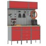 Set de banco de trabajo de 8 piezas Rojo Acero de , Mesas de trabajo - Ref: Foro24-3321445, Precio: 579,53 €, Descuento: %