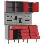 Juego de Banco de Trabajo de 8 Piezas de en Acero Rojo de , Mesas de trabajo - Ref: Foro24-3321447, Precio: 590,08 €, Descuen...