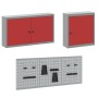 Juego de Banco de Trabajo de 8 Piezas de en Acero Rojo de , Mesas de trabajo - Ref: Foro24-3321447, Precio: 590,08 €, Descuen...