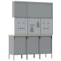 Juego de Banco de Trabajo de 8 Piezas de en Acero Rojo de , Mesas de trabajo - Ref: Foro24-3321447, Precio: 590,08 €, Descuen...