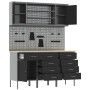 Conjunto de banco de trabajo de 7 piezas acero negro de , Mesas de trabajo - Ref: Foro24-3321448, Precio: 589,42 €, Descuento: %