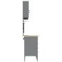 Banco de trabajo de 7 piezas en metal rojo de , Mesas de trabajo - Ref: Foro24-3321449, Precio: 557,94 €, Descuento: %